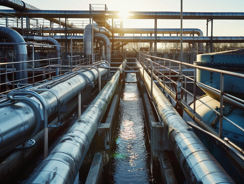 A modern Australian water treatment facility.